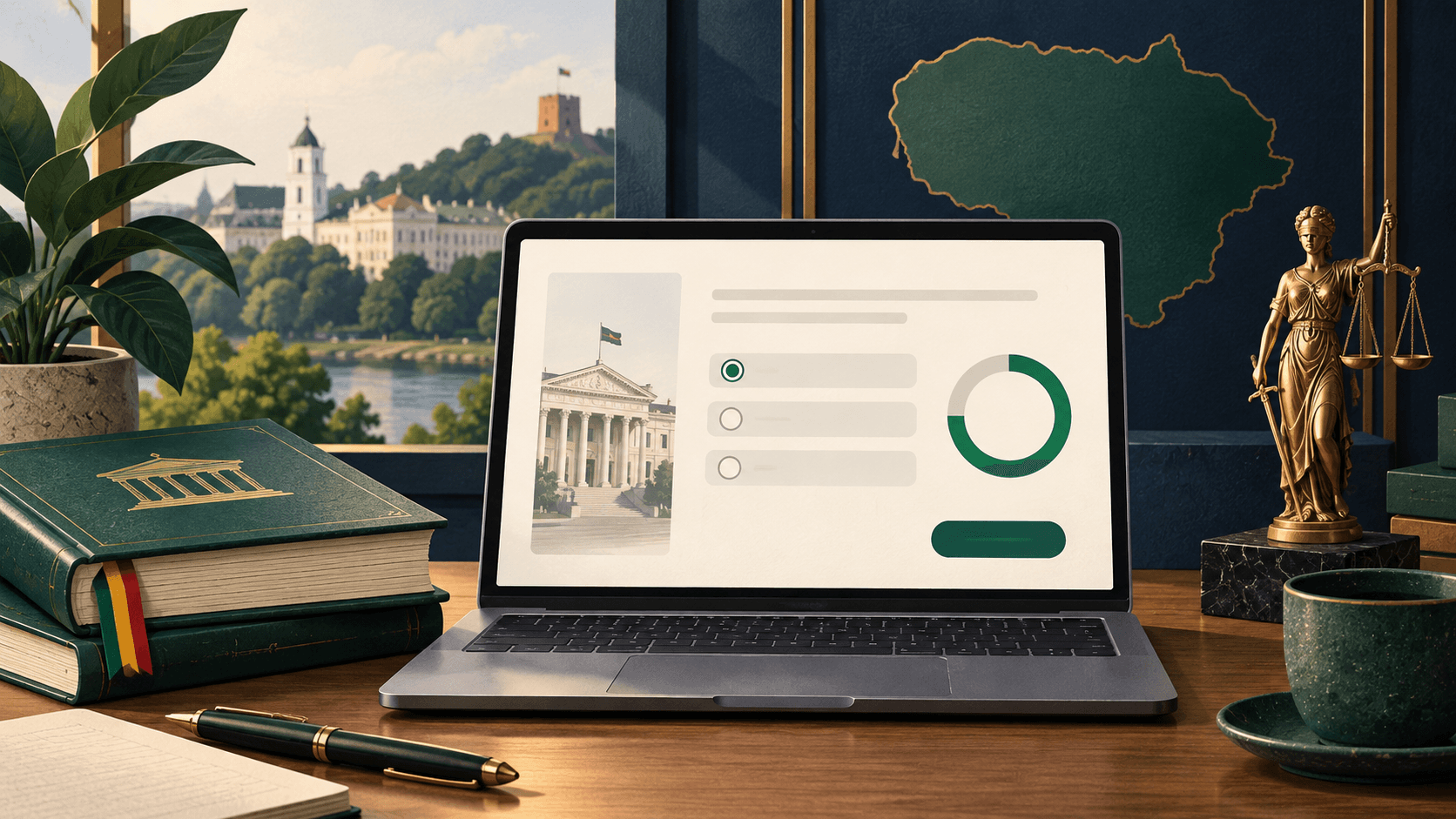 Konstitucijos egzamino testai online — pilietybės ir LNG klausimai